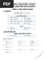 Tài liệu - Công thức logarit