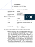 Formulir Model A Laporan Hasil Pengawasan Pemilu NOMOR:002/LHP/PM.01.02/JI-18.10.2004.02.14 /02/2024 I. Data Pengawas