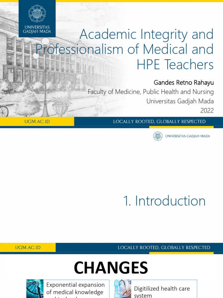Medical Professionalism and Integrity | PDF | Profession | Medical ...