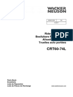 CRT 60 74LX Parts Manual