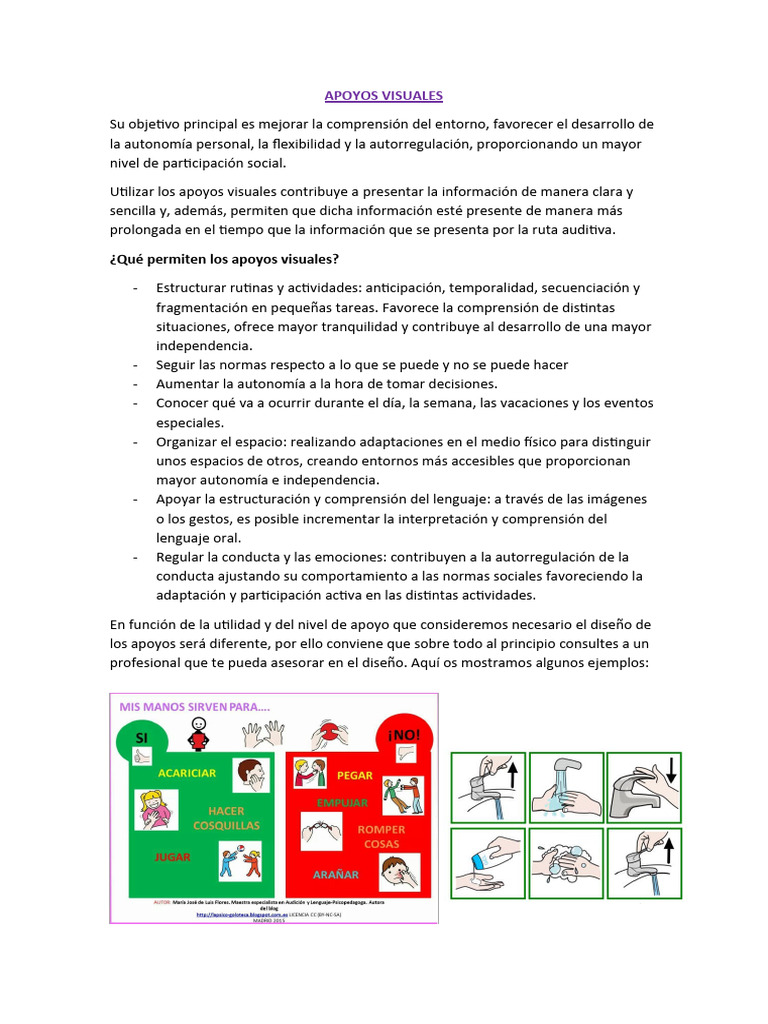 Apoyos Visuales | PDF | Comportamiento | Planificación