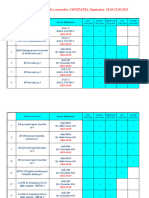 Programarea Saptamanala A Cursurilor. CONSTANTA. Saptamana 18.03 22.03.2024