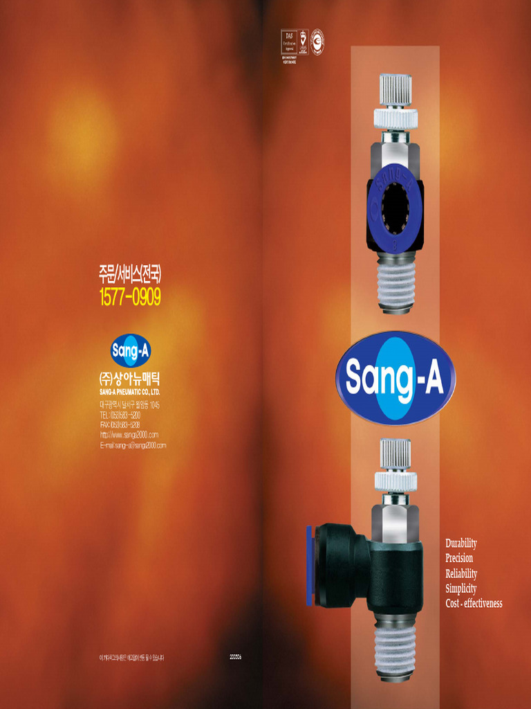 Sang-A Catalog Kor | PDF | Pipe (Fluid Conveyance) | Machining