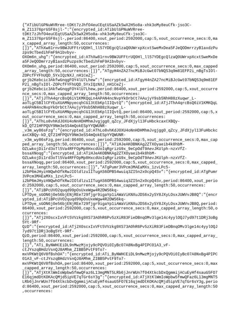Encrypted Data Document | PDF