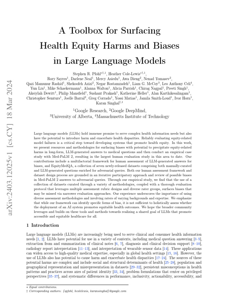 a-toolbox-for-surfacing-health-equity-harms-and-biases-in-large