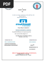 Muthoot Finance Project