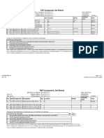 P&P Component - Set Sheets: Set Seat Component Description Qty Location Similar Humedity Level Feed