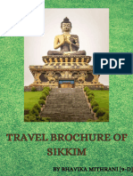Travel Brochure of Sikkim