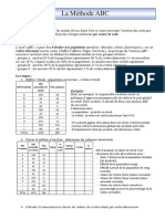 Exo 11 - Méthode ABC