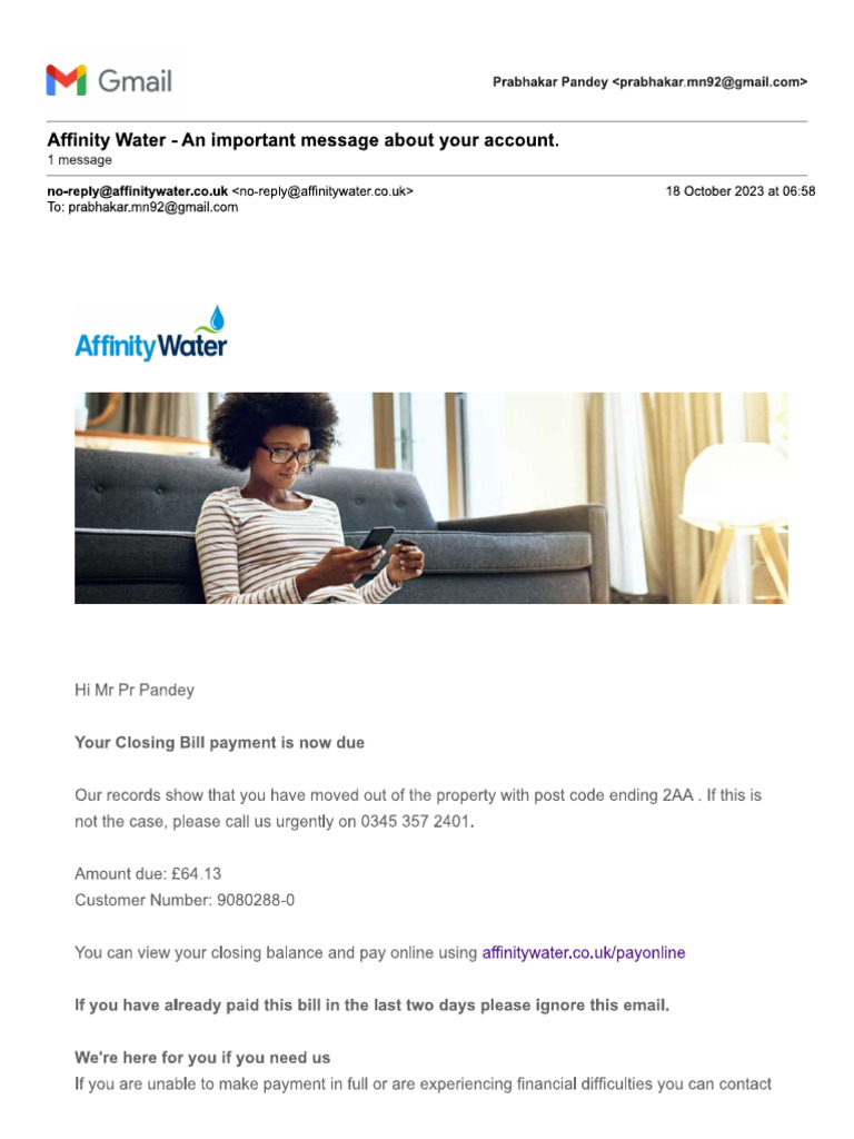 Water Bill | PDF