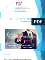 ENTREPRENEURIAT - Cour