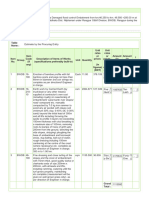 Priced Bill of Quantities Nilph Amari 250m