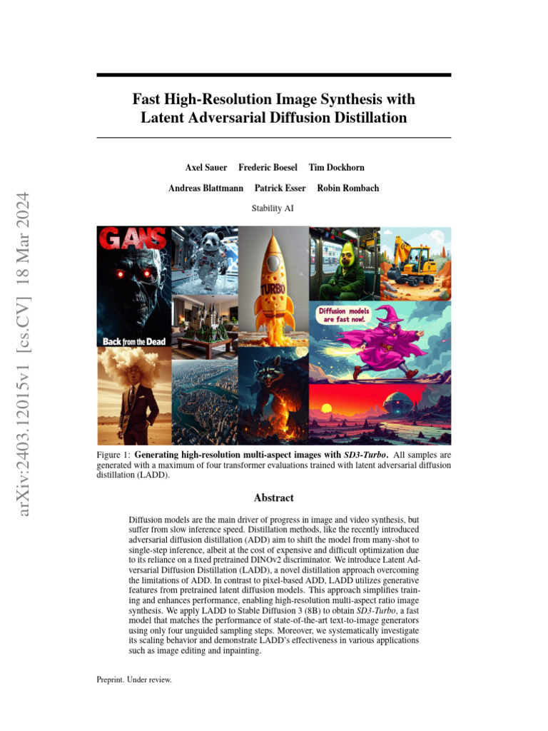 fast-high-resolution-image-synthesis-with-latent-adversarial-diffusion