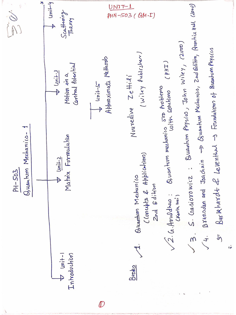 QM 1 Notes | PDF