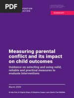 Measuring Parental Conflict Summary