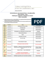 Cronograma Pré-Crisma 2024