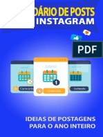 Calendário de Postagens para Instagram