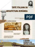 IT870 - 2023 - Grupo4 - A Vertente Italiana Da Arquitetura Romana - Seminário.