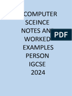 Computer Sceince GCSE Notes