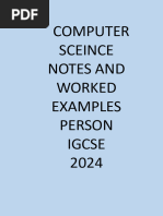 Computer Sceince GCSE Notes