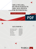 Warga Negara, Negara Hukum, Hukum Negara Dan Sistem Politik Di Indonesia