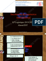 Incoterms &commerce International: LP Logistique-2019/2020 Alaoui/EST