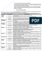 Tipos de Investigación