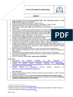 2 Lista de Documentos Admissionais Anexo II 5