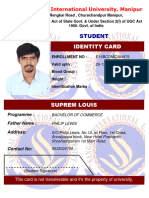 Identity Card: Student