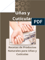 70 Recetas de Productos Naturales para Uñas y Cutículas