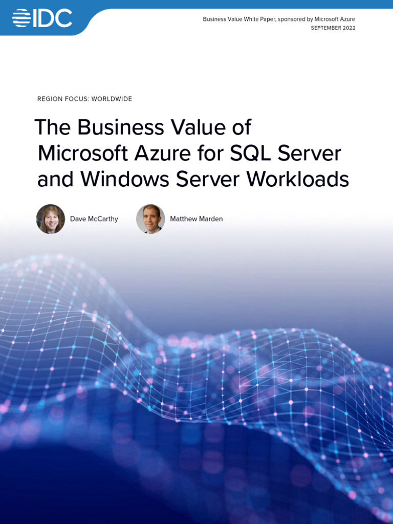Value of Azure For Servers | PDF | Cloud Computing | Microsoft Azure