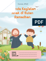 Buku Kegiatan Dibulan Ramadhan