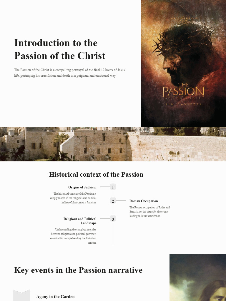 Understanding the Passion of Christ | PDF | Jesus | Crucifixion Of Jesus