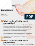 Dealing With A Moot Proposition