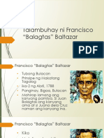 Talambuhay Ni Francisco "Balagtas" Baltazar