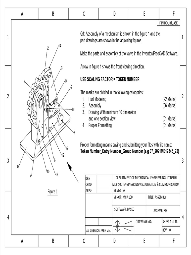 Valve Assembly Project Guidelines | PDF | Physical Sciences | Engineering
