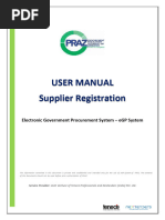 Supplier Registration User Manual V1 - 4 - JAN - 2024