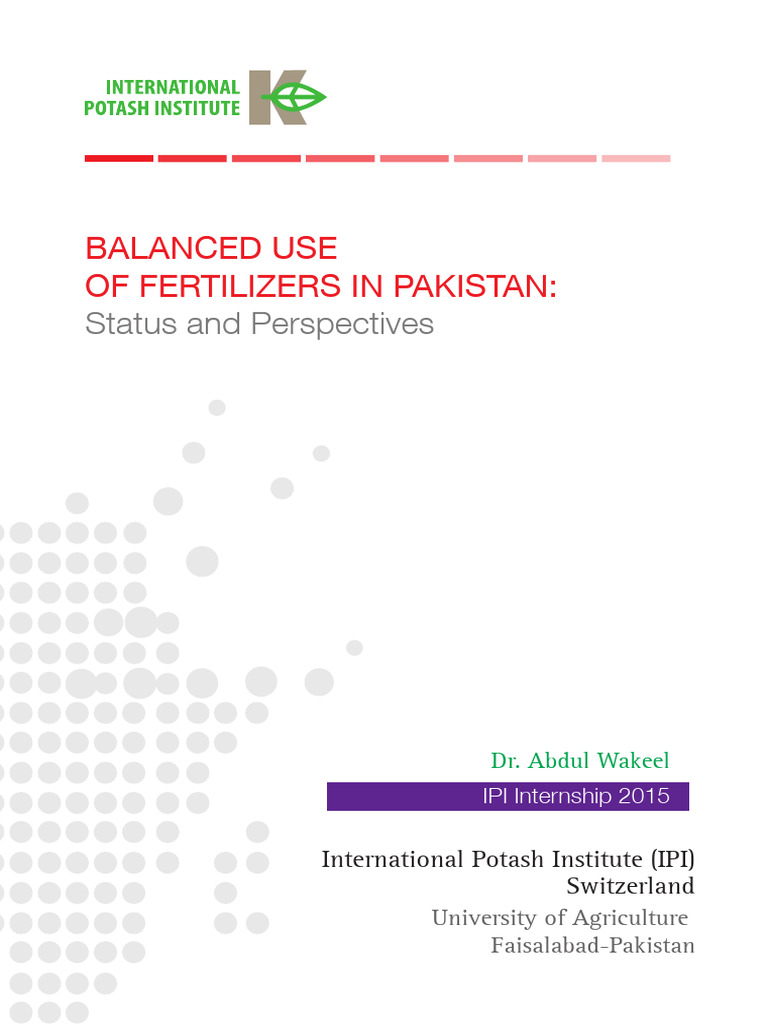 453 Pakistan Internship Report Third q2015 | PDF | Fertilizer | Agriculture