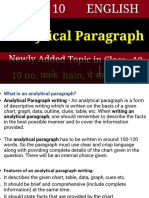Analytical Paragraph