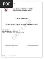 VI ECE EC3461 CS Lab Manual (Viva)