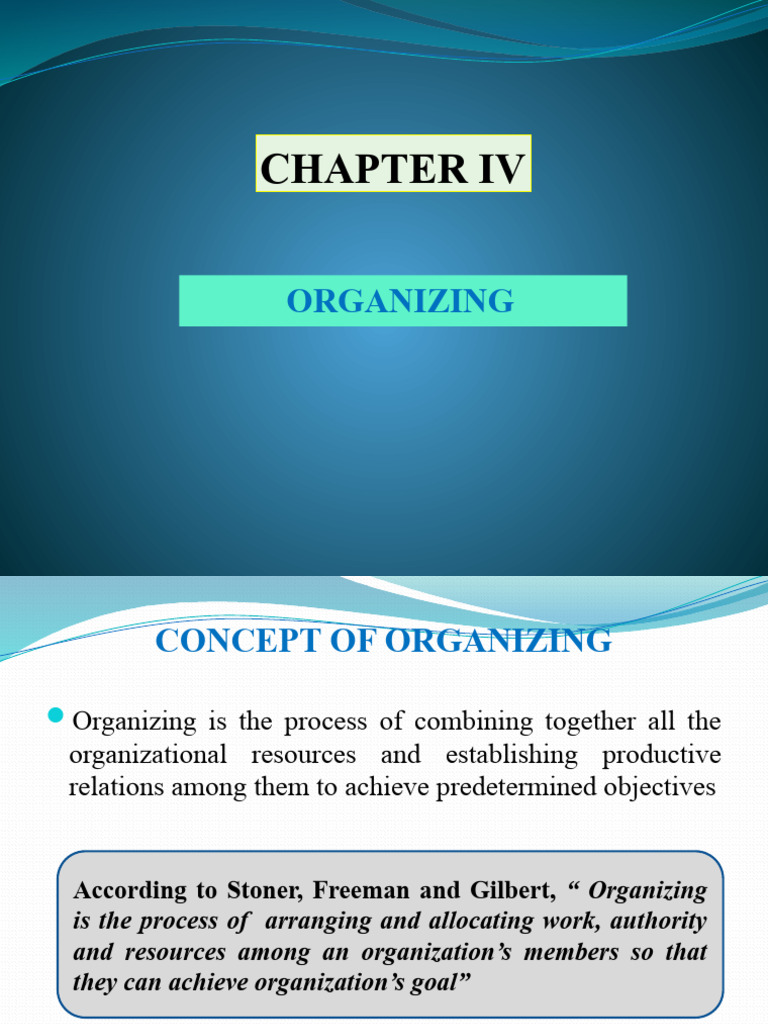 Organizing for Effective Management | PDF | Human Resources ...