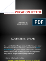 Job Application Letter (PPT For Modul)