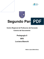 Segundo Parcial Pedagogia