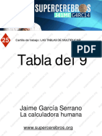 (C-25) Tabla Del 9