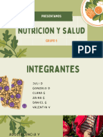 Presentación de Nutricion y Salud Grupo 5