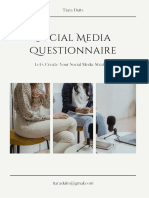Social Media Questionnaire