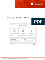 1.4x Creating A Traditional Web Application