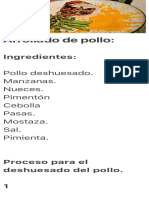 Arrollado de Pollo