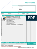 Presupuesto 1-000101