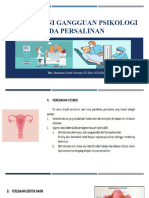 Deteksi Dini Gangguan Psikologi Pada Persalinan